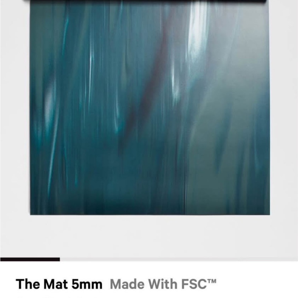 lululemon athletica Blue Yoga Mat